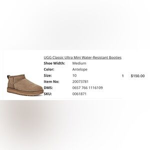 Brand new in box never worn UGG boots in size 10, antelope - serious offers only